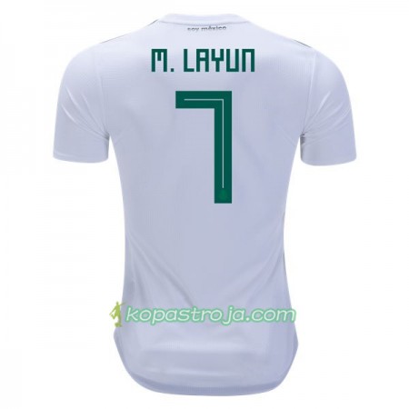 Billiga Fotbollströjor Mexiko M.Layun 7 VM 2018 Borta tröja